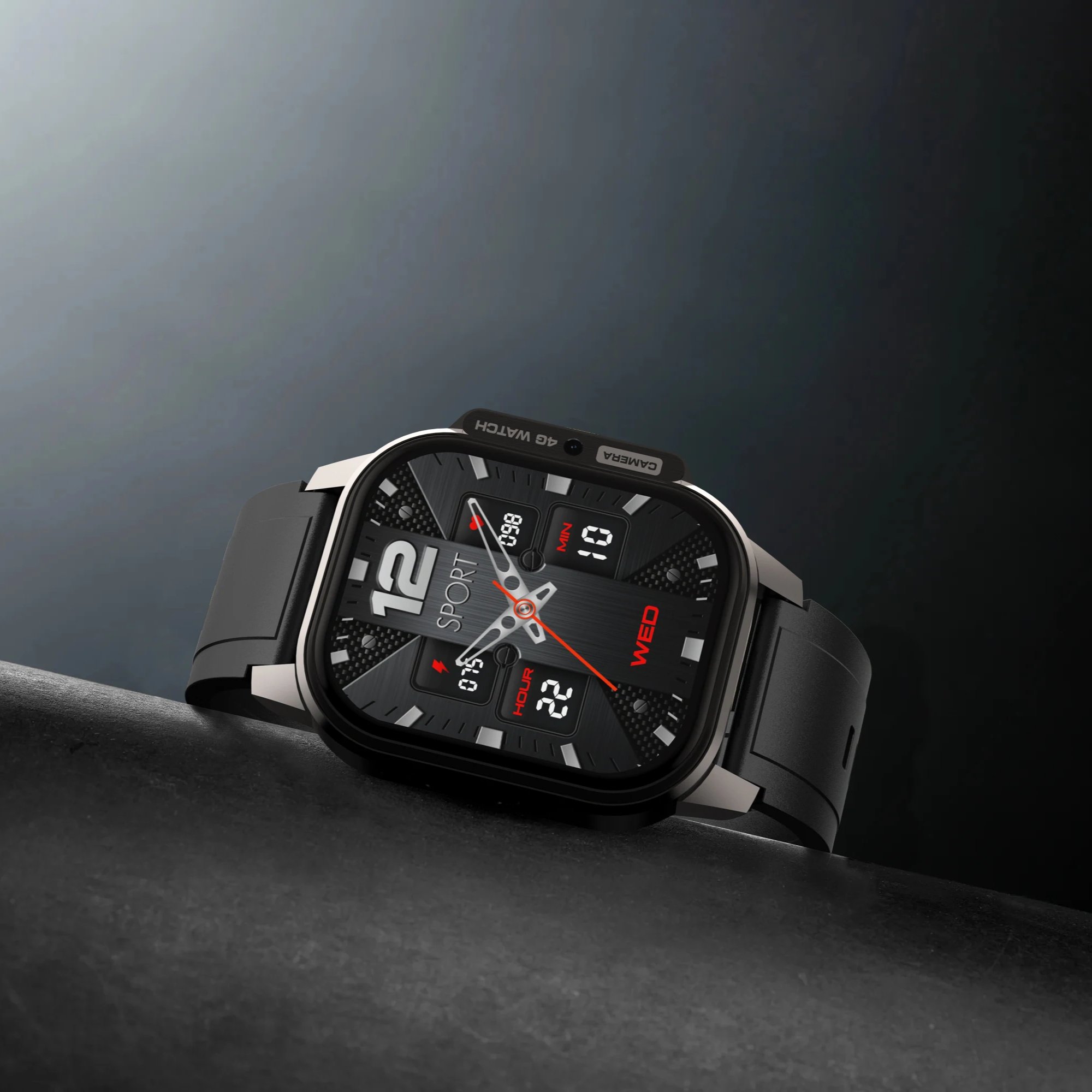 2024 New Dm62 Android 4GB + 64GB Flash Smartwatch 1000Mah Battery Amoled 2.13 Inch S9 Ultra Smart Watch 4G GPS with Sim Card Men